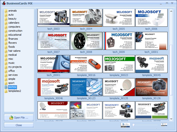 Business Cards MX скриншот 3