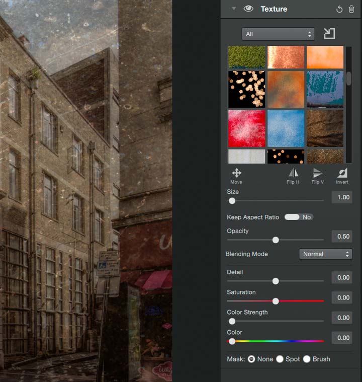 Topaz Texture Effects: подробный обзор редактора текстур, эффектов и рабочего процесса скриншот 6