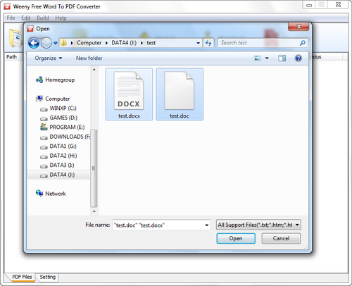 Free Word to PDF Converter скриншот 2