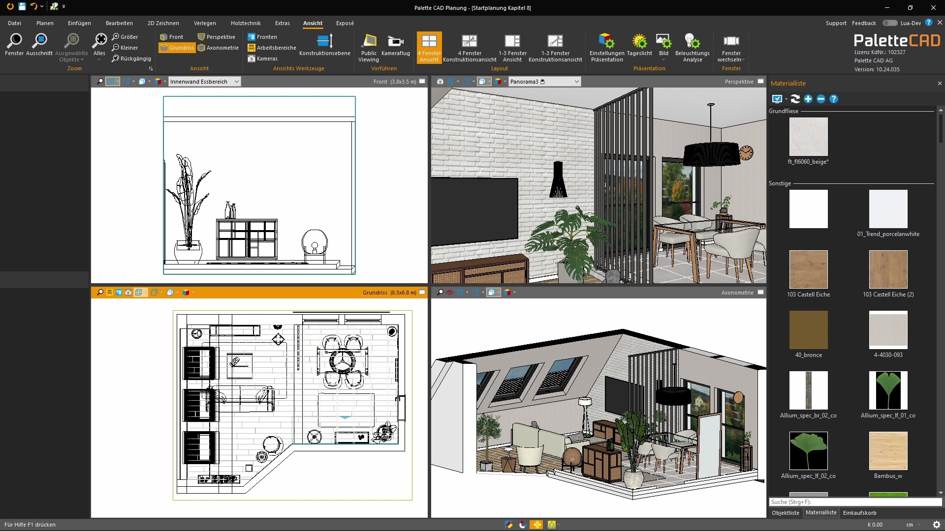 Palette CAD: подробное руководство по проектированию интерьеров, каталогам, AI, импорту и производственному процессу скриншот 4