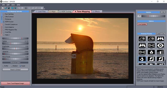 Dynamic Photo HDR: подробный разбор программы для HDR, тональной компрессии и обработки брекетинга скриншот 4