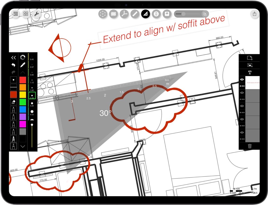 Morpholio Trace: подробное руководство по масштабным эскизам, PDF-разметке и работе с CAD скриншот 6