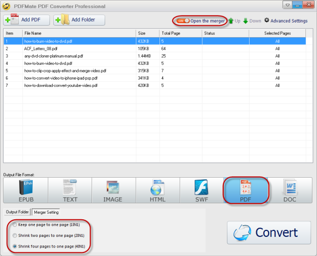PDFMate PDF Converter скриншот 4