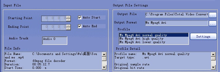 Total Video Converter скриншот 4