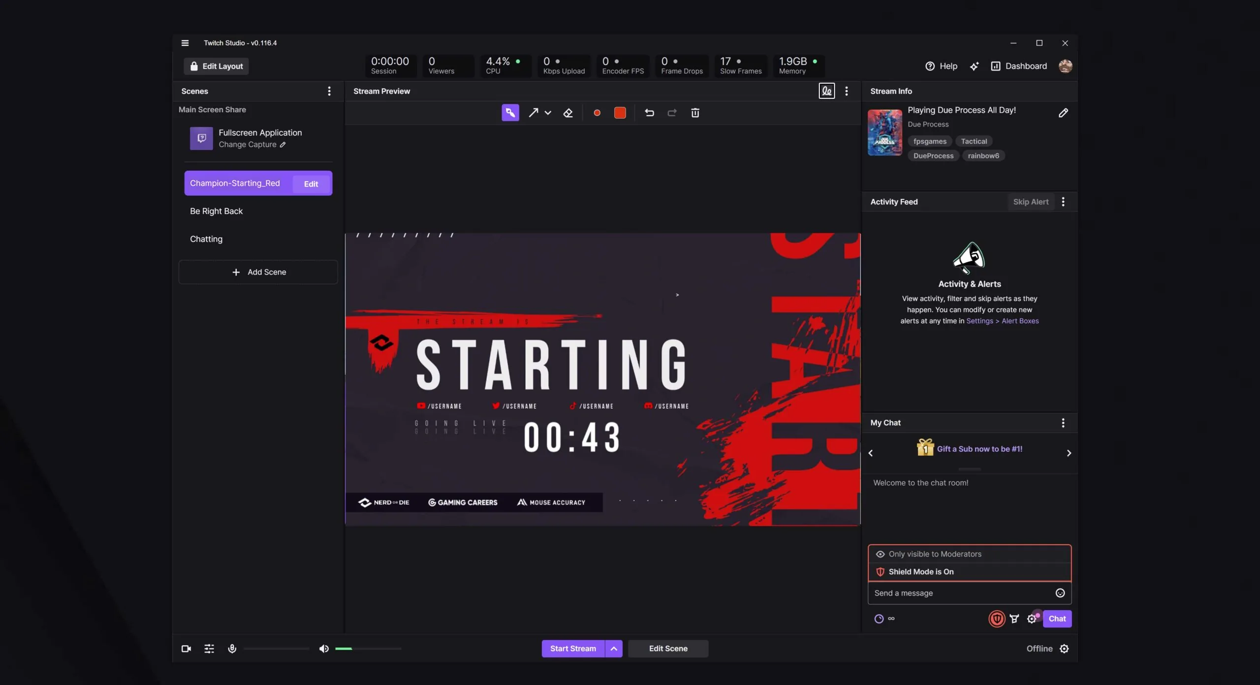 Twitch Studio скриншот 1