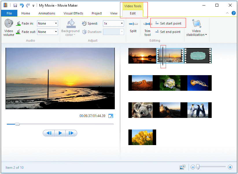 Киностудия Windows Live скриншот 3