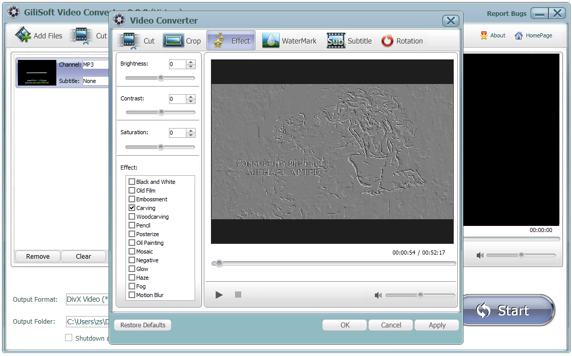 Gilisoft Video Converter скриншот 5