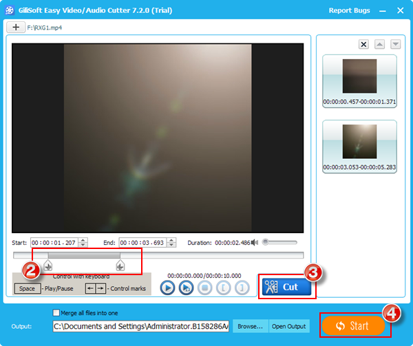 Gilisoft Video Editor скриншот 3