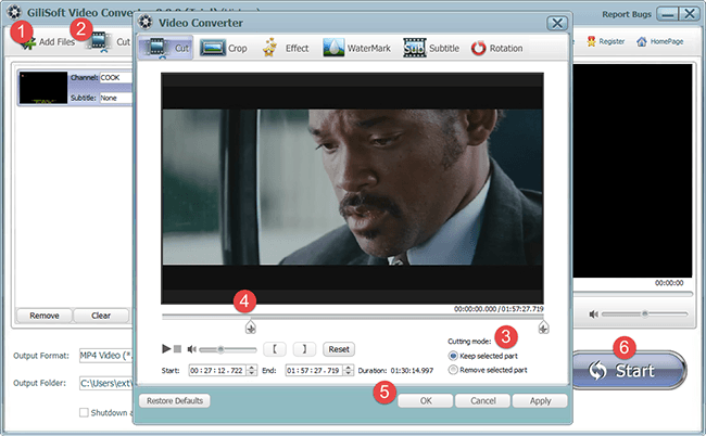 Gilisoft Video Compressor скриншот 4