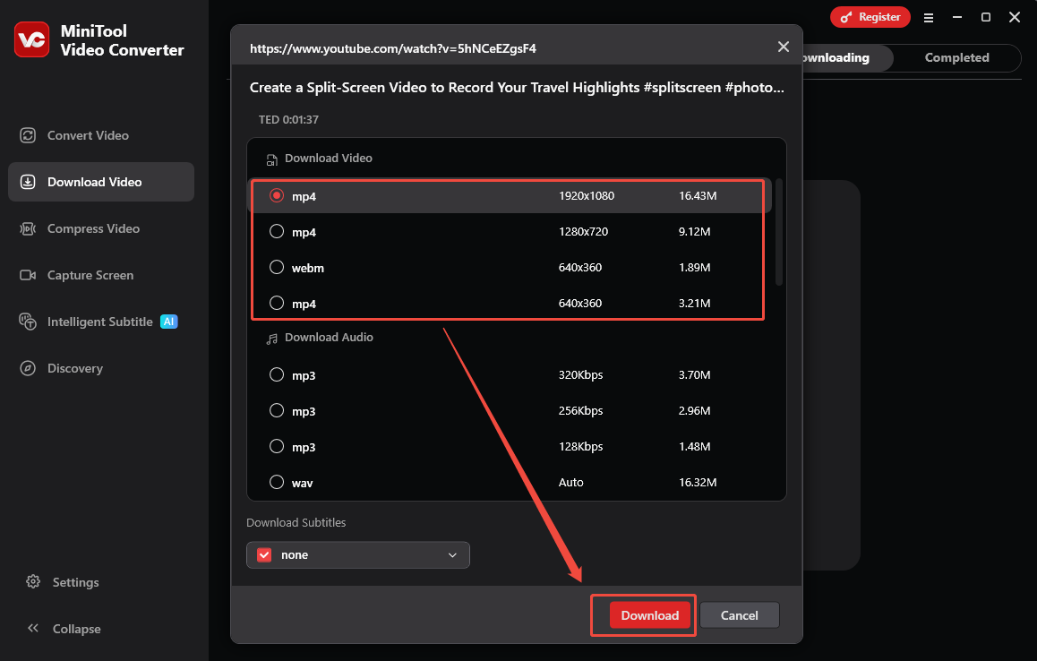 MiniTool Video Converter скриншот 8