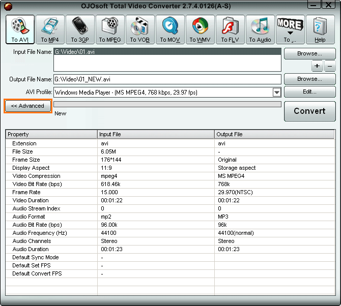 OJOsoft HD Video Converter скриншот 4