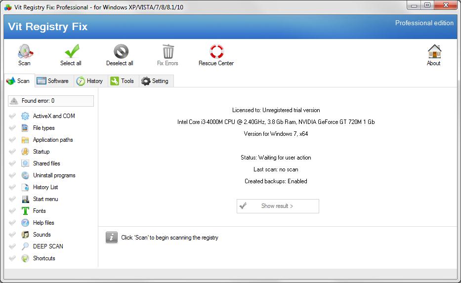 Vit Registry Fix скриншот 3