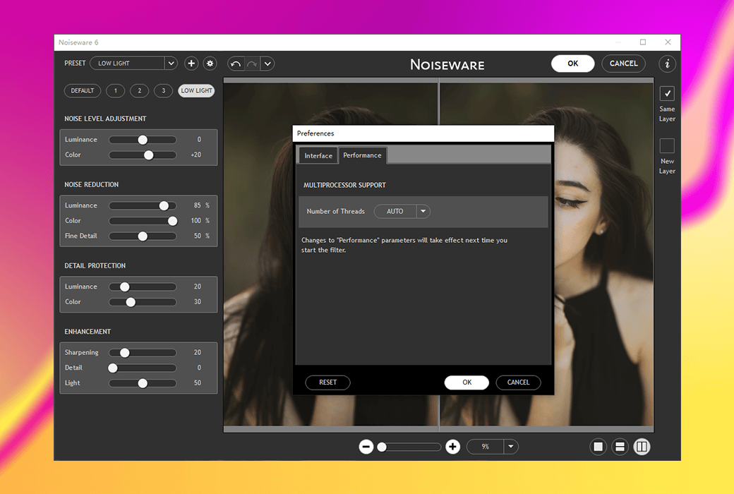 Imagenomic Noiseware — подробный обзор интерфейса, установки, настроек и шумоподавления скриншот 6