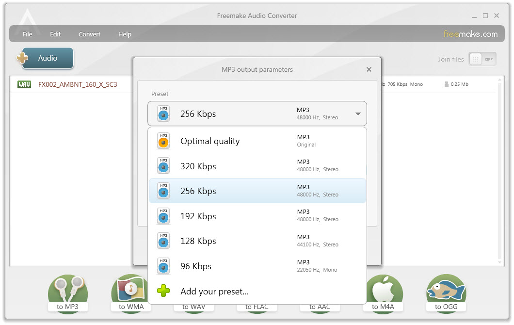 Freemake Audio Converter скриншот 2