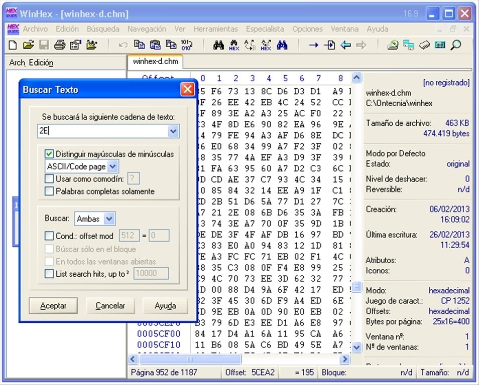 WinHex скриншот 4