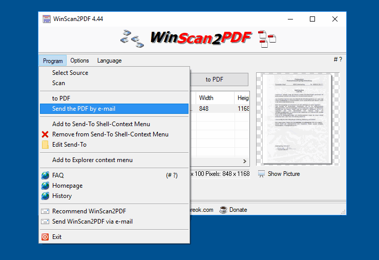 WinScan2PDF скриншот 4