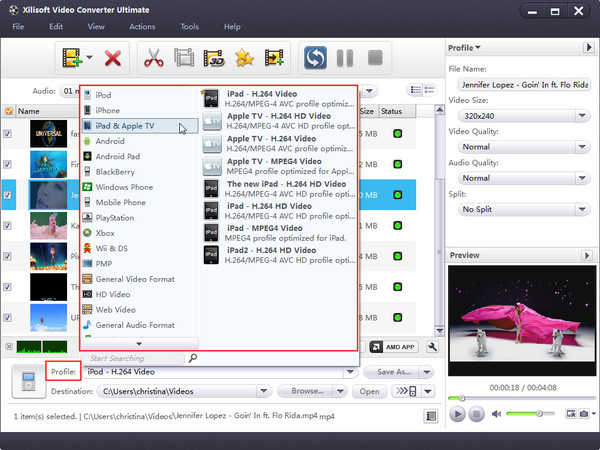 Xilisoft Video Converter скриншот 3
