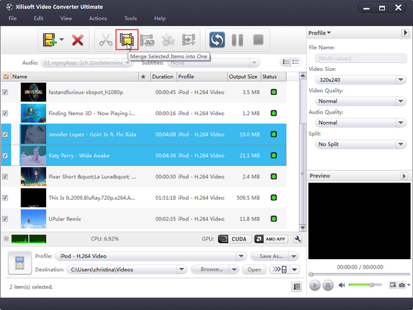 Xilisoft Video Converter скриншот 6