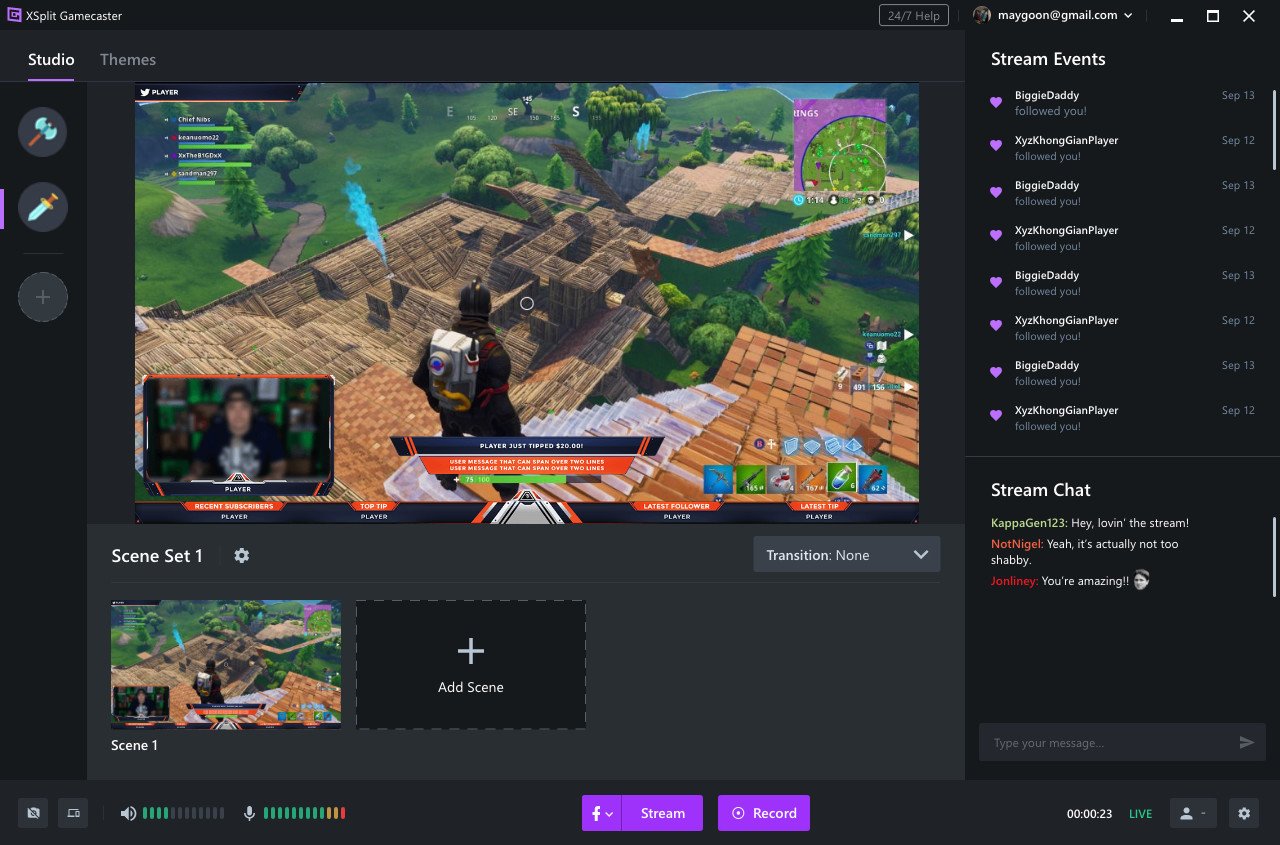 XSplit Gamecaster скриншот 2