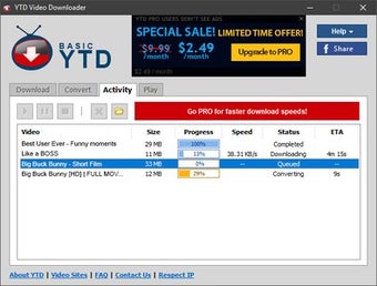 YTD Video Downloader скриншот 4
