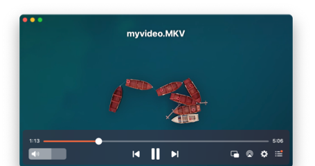 Окно воспроизведения Elmedia Player