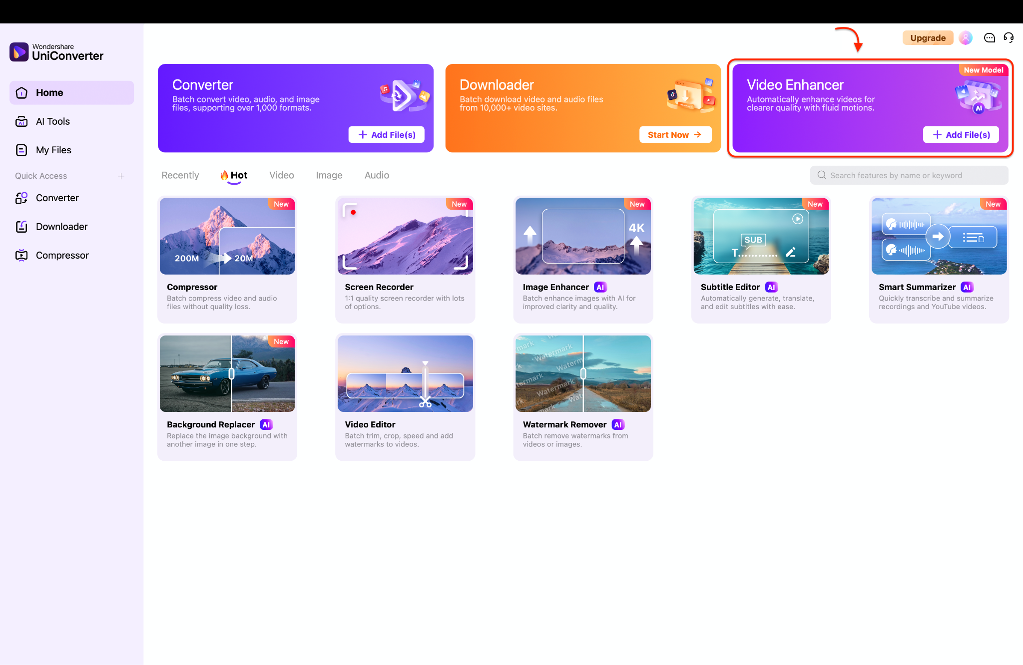 Раздел VideoProc Converter AI