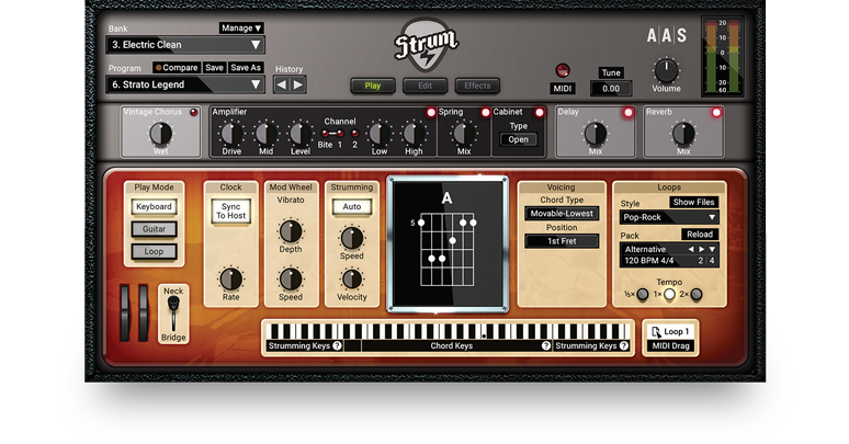Интерфейс AAS Strum GS-2