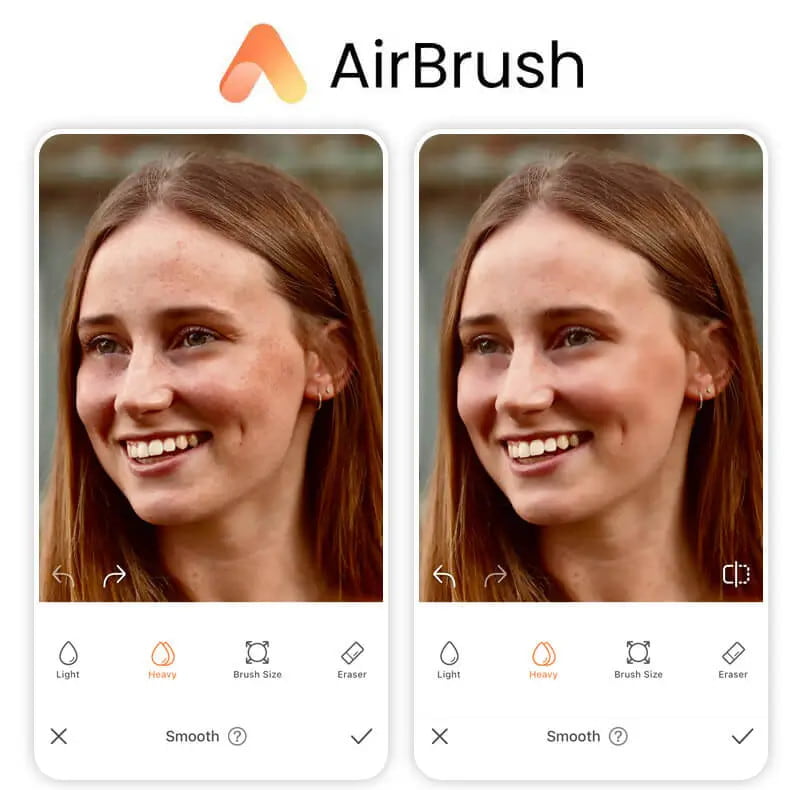AirBrush: мобильный интерфейс ретуши