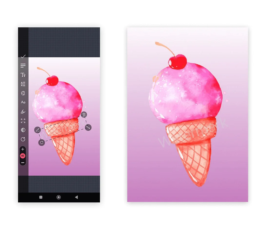 Интерфейс eZy Watermark Lite