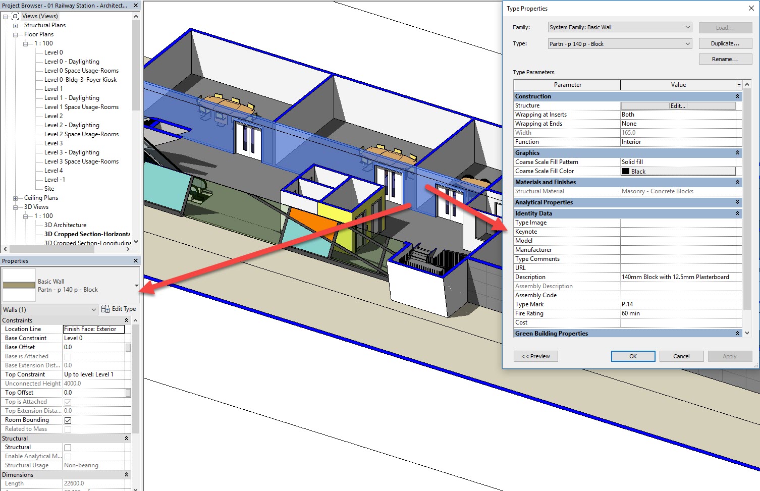 Интерфейс Autodesk Revit