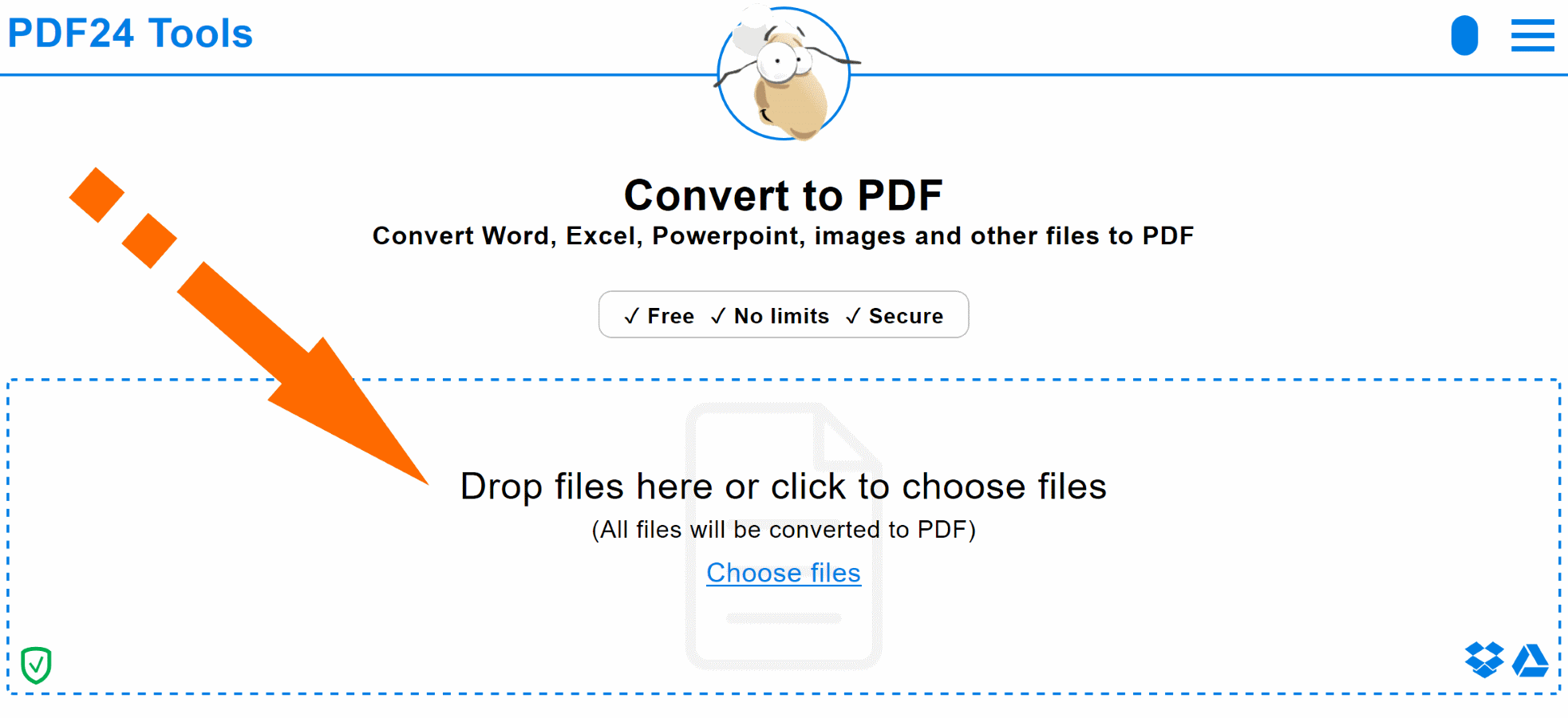Настройки изображений в PDF24 Tools