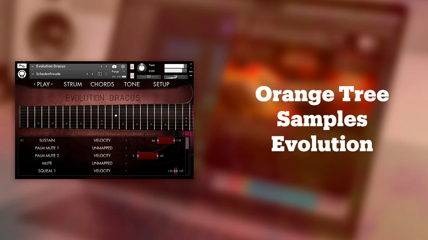 Интерфейс Orange Tree Samples Evolution Strawberry