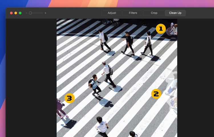 Apple Photos на Mac: Clean Up выделяет людей для удаления