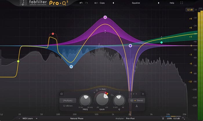 Интерфейс FabFilter Pro-Q