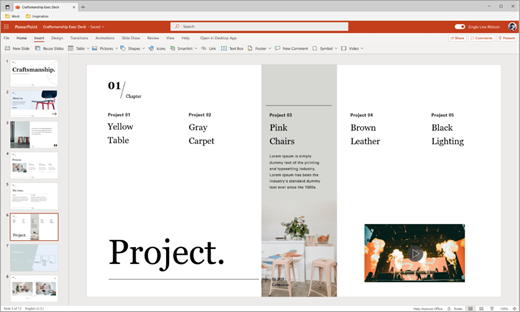 Видеоролик после вставки на слайд PowerPoint для веба