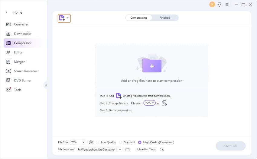 Добавление WebM в UniConverter