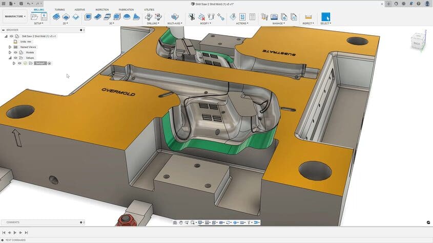 Интерфейс Autodesk Fusion