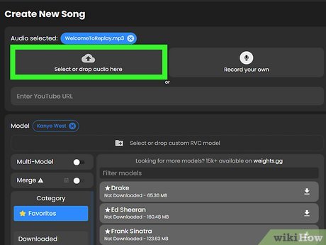 Параметры voice conversion в Replay
