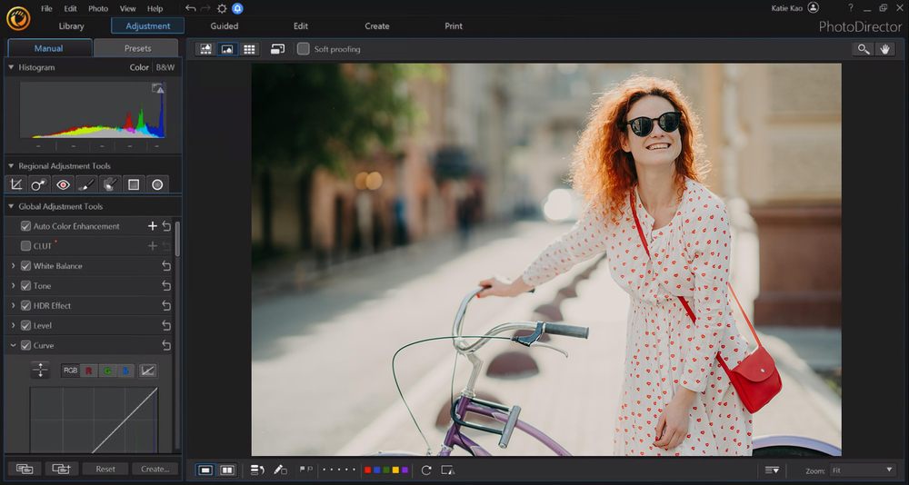 Интерфейс CyberLink PhotoDirector