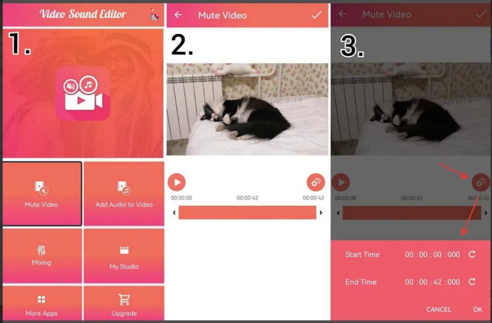 Интерфейс Video Sound Editor