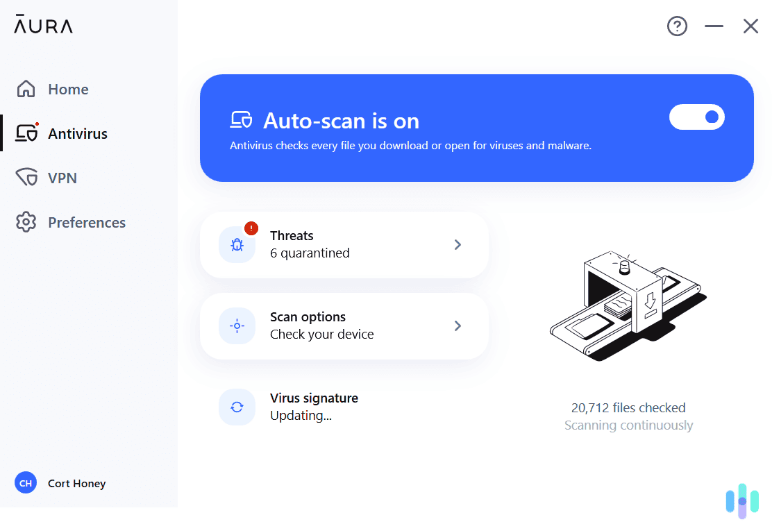 Интерфейс Aura