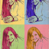Пример результата Pop Art на PhotoFunia