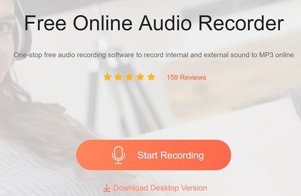 Запуск Apeaksoft Free Online Audio Recorder