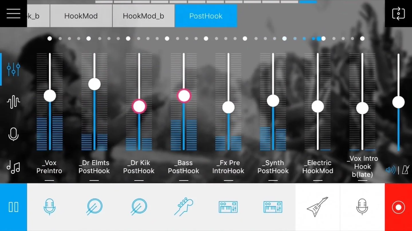 Интерфейс Music Maker JAM