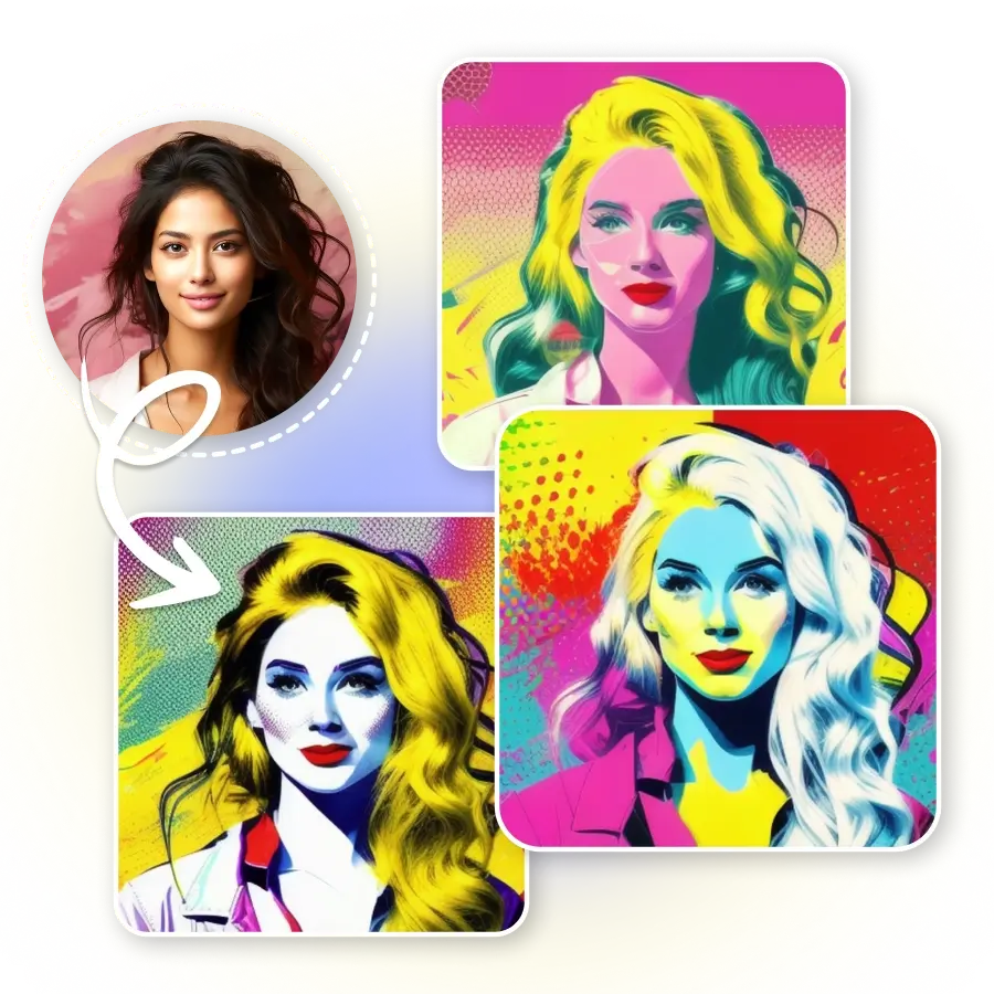 Пример pop-art-обработки LightX