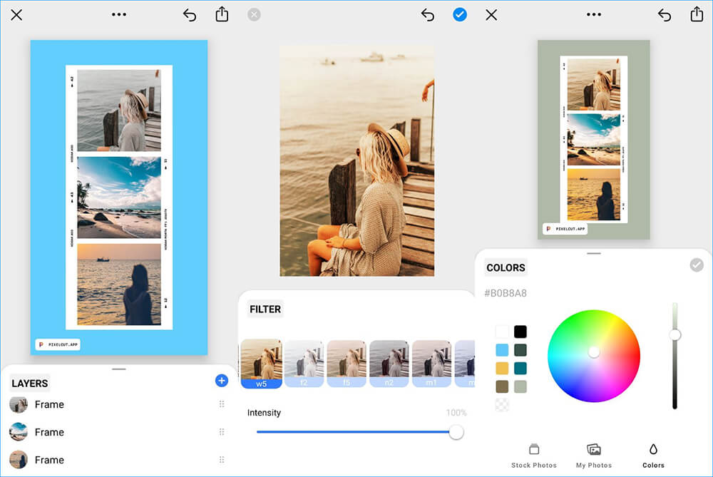 Интерфейс Pixelcut