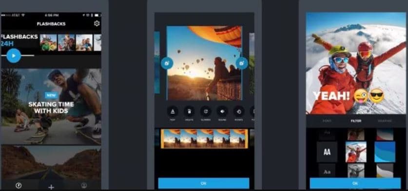 Интерфейс GoPro Quik