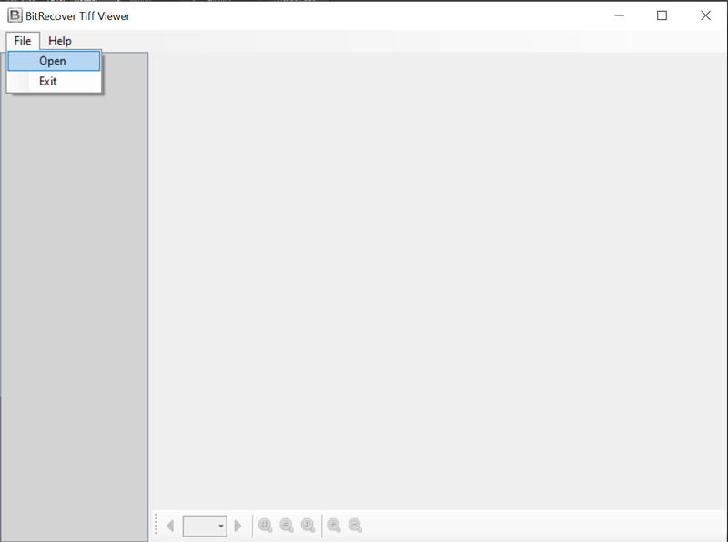 Окно OneTime TIFF File Viewer с многостраничным TIFF