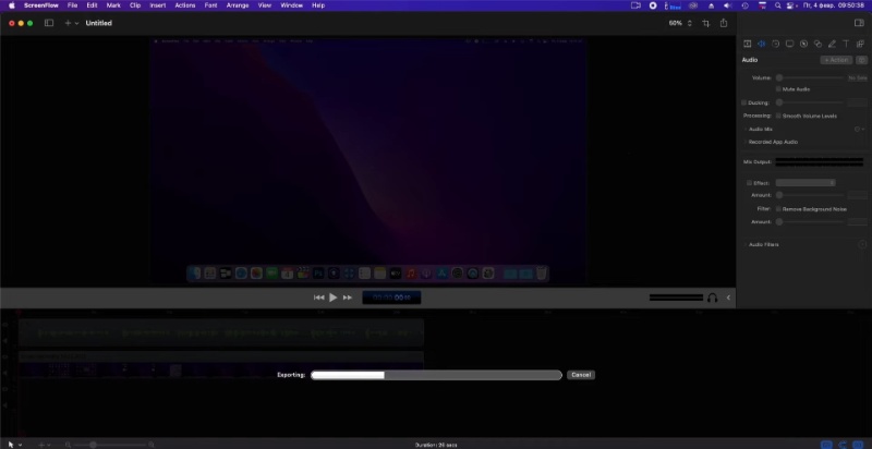 Интерфейс ScreenFlow, экран 4