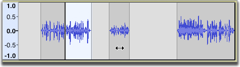 Результат Split в Audacity